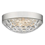 2 light close to ceiling light fixture industrial flush mount ceiling lighting with nickel finish
