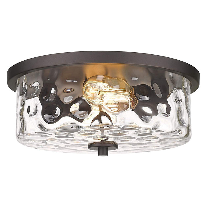 2 light flush mount light industrial glass ceiling light fixture