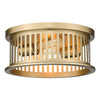 2 light gold flush mount ceiling light farmhouse industrial ceiling lamp