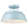 2 light modern semi flush mount close to ceiling light blue ceiling lighting