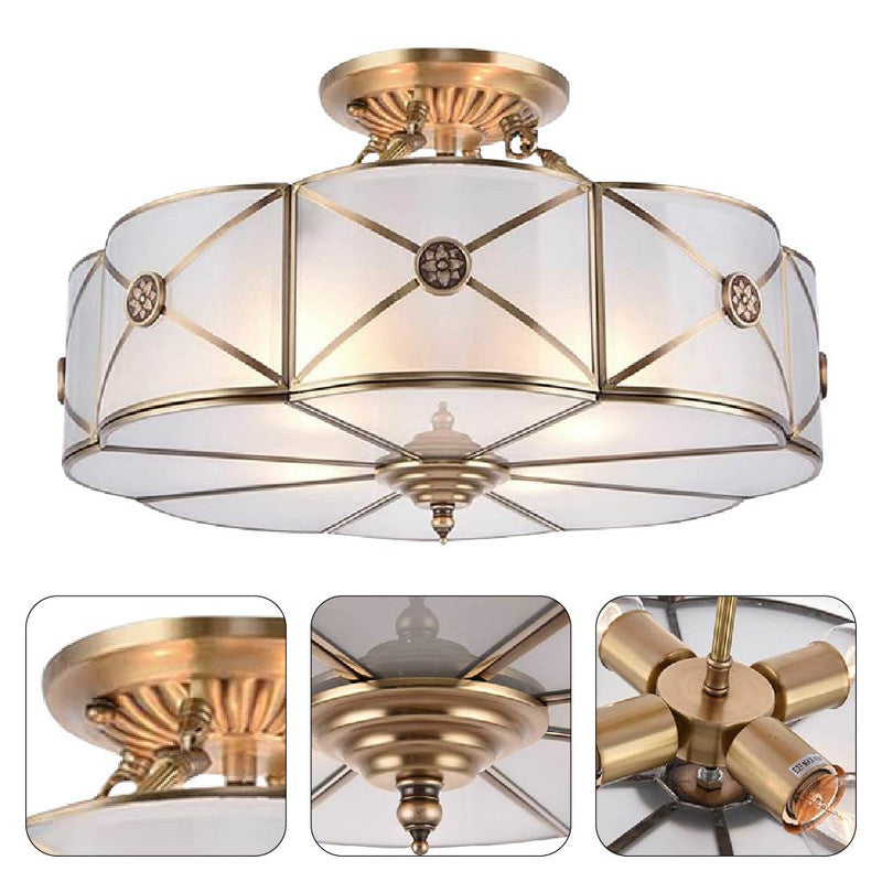 4-light light fixture gold,white hallway light 4-light ceiling light
