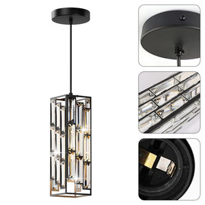 2 pack pendant lamp black hanging kitchen sink lights crystalpendant ceiling light