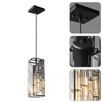 3 Pack light fixtures Black pendant light Metal hanging light