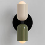 Led wall light green & white vanity light metal bedroom light