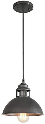 Black silver farmhouse pendant light barn kitchen hanging lights