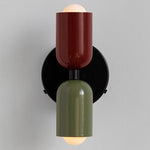 Led wall light green & white vanity light metal bedroom light