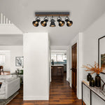 5 light spot light black ceiling light metal bathroom light