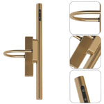 Dimmable bedroom light gold wall light metal sconce lights