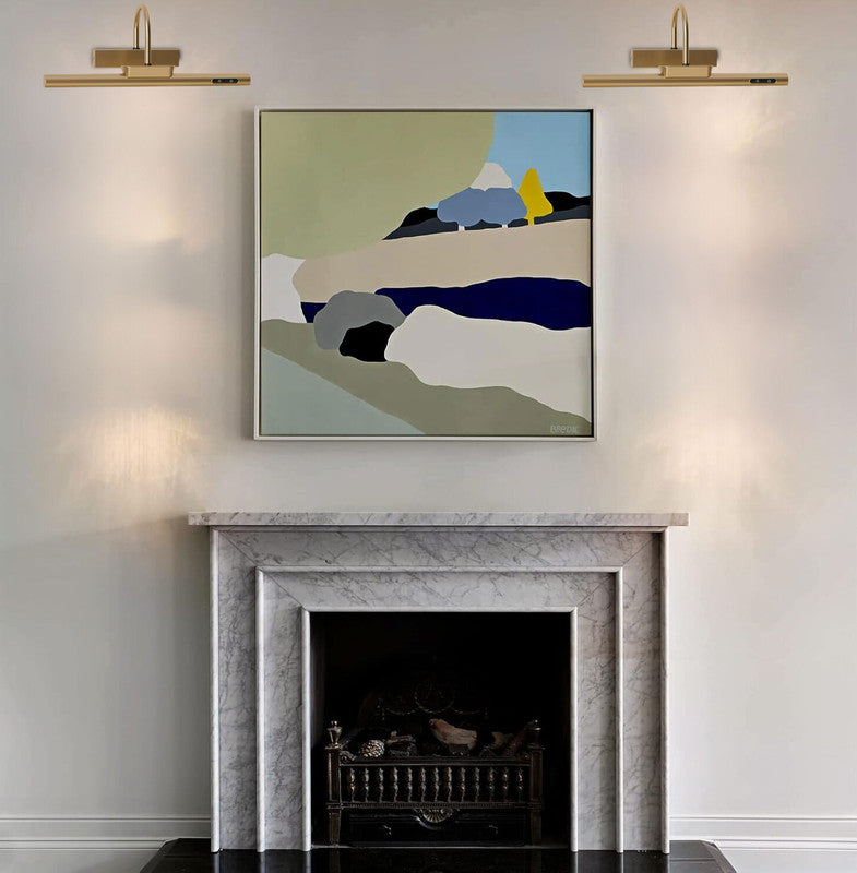 Dimmable bedroom light gold wall light metal sconce lights