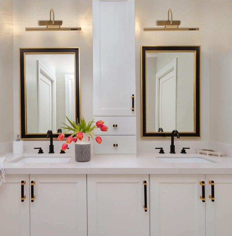 Dimmable bedroom light gold wall light metal sconce lights