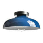 12 Inch light fixtures kitchen blue bulb lights metal  ceiling light