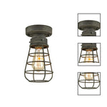 Farmhouse light fixture rust kitchen lamp ceiling iron, metal ceiling light