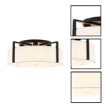 4-light ceiling light metal ceiling lamp black lamp fixtures