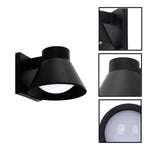 2 Pack wall lighting black porch light aluminum, plastic wall light fixtures