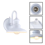 Modern porch light metal wall lighting white exterior light