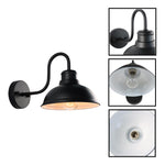 8 Inch wall sconces black wall light fixture metal vintage wall
