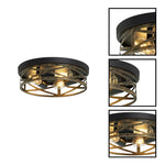 3 light bulbs light metal ceiling light rustic metal black kitchen light