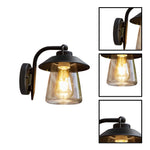 Classic sconce lamp aluminum indoor wall lighting black porch lights