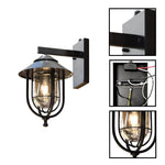 1 Light indoor wall lights aluminum porch light fixtures black wall sconce lighting