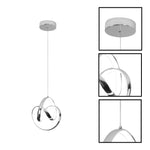 LED kitchen light fixture silver pendant light aluminum, iron hangable light