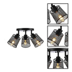 3 light led light metal light fixture black kitchen light