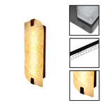 1 PCS Modern wall light fixture alabaster marble wall sconce black wall lamp
