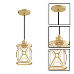 2 Pack island lights gold dining room lighting glass, metal pendant lights