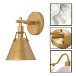 1 Light wall sconces solid gold wall lighting metal bedroom wall lighting