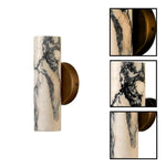 Single-Head light bulbs marble wall light bronze wall sconce