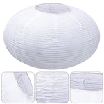 2- Pack lantern lights white paper light paper, metal decor lights