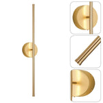 2 Pack sconce light gold wall light metal wireless light