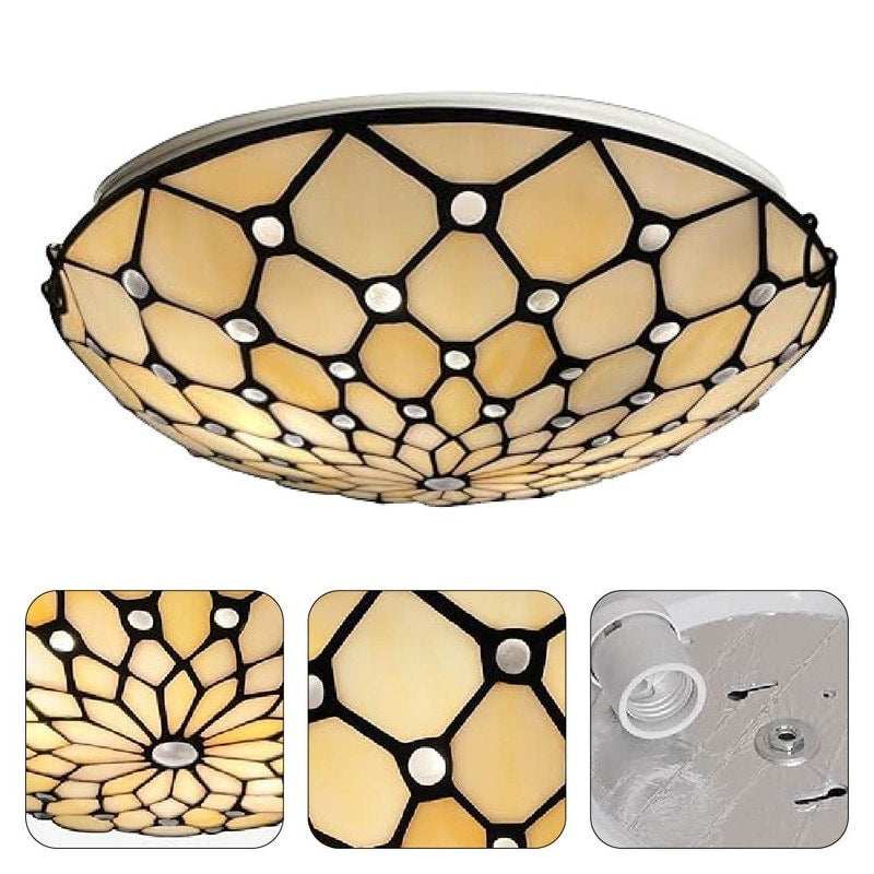 2-lights flush mount light Jewel dining light glass ceiling lights