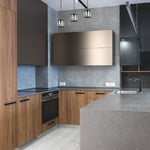 2-pack Crystal lights metal island lights matte black pendant lighting