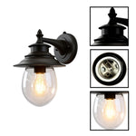 1-light lights and bulbs metal bulbs light black wall sconces