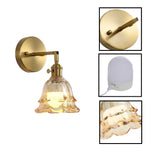 2 pack wall lights metal rgb lights Rose Amber bedroom light