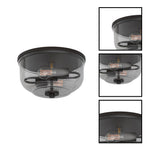 2 light shade of lights alloy steel glass light fixture brushed dark bronze light for kitchen
