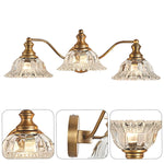 3- Lights fixture  light gold vanity light brass bathroom light