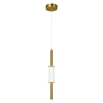 3 Pack LED light fixture 6000K Gold Bedroom light acrylic pendant light