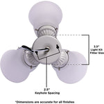 3 light ceiling light kit mini pull chain switch ceiling lamp with bronze finish