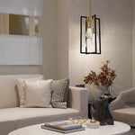 3 light industrial hanging lamp rectangle black pendant light kitchen island hanging lamp