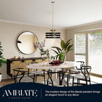 3 light medium pendant light cage pendant light fixture black drum and gold finish hanging light