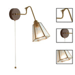 E26 Shade lamp gold light fixture metal wall light