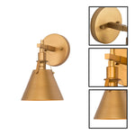 Modern wall sconce gold wall lighting metal bathroom sconces