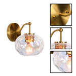 1 light wall sconce light glass vanity lighting gold wall lamp