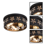 12.6 inch light bulbs metal dining light  black Foyer light