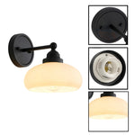 1 Light wall sconces black wall with lights glass, metal wall lighting