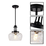 1 pack bulbs light glass metal light fixtures matte black kitchen lights