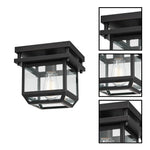 1 light shade lamp metal ceiling light bronze sorrell flush mount light