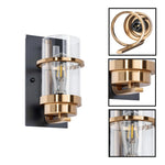 Vanity bathroom sconces gold wall sconces glass, metal wall lighting