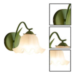 2  Pack light bulbs green light fixtures metal wall sconce